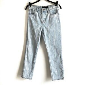 J Brand Ruby High-Rise Cropped Cigarette Jeans Size